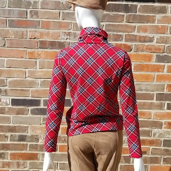 NWT-Talbots Plaid Turtleneck!!❤🌹 - Picture 5 of 7